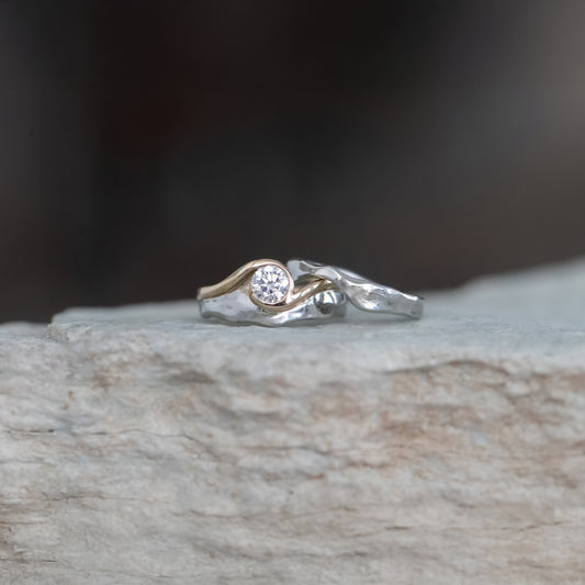 Escarpment Ring 0.57ct Diamond