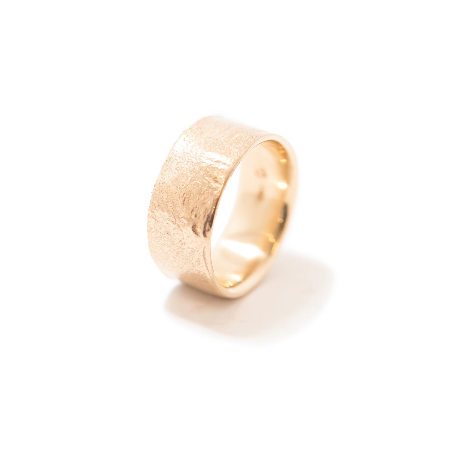 14k Rocky Shore Ring 8.5mm