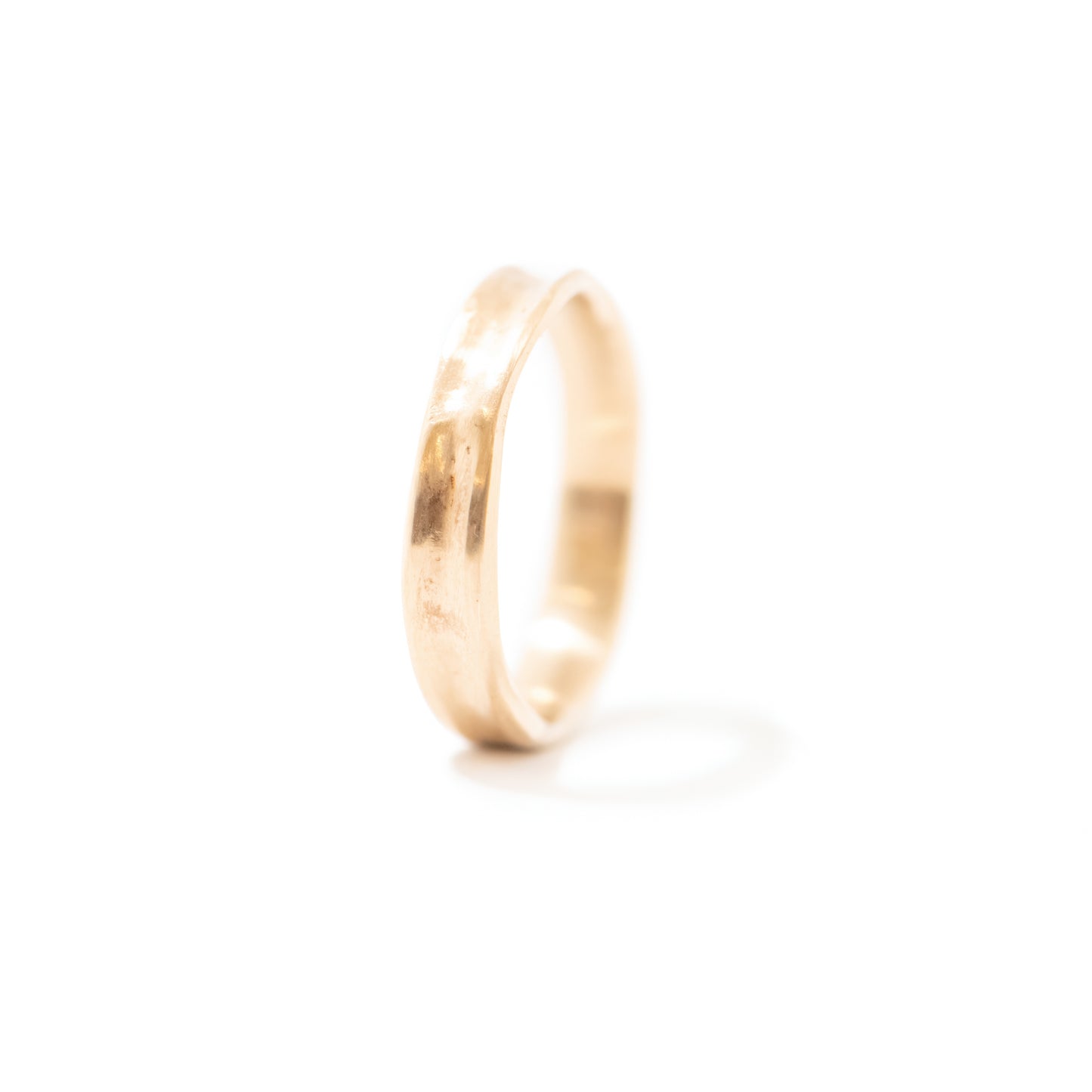 14k Placid Escarpment Ring 4mm