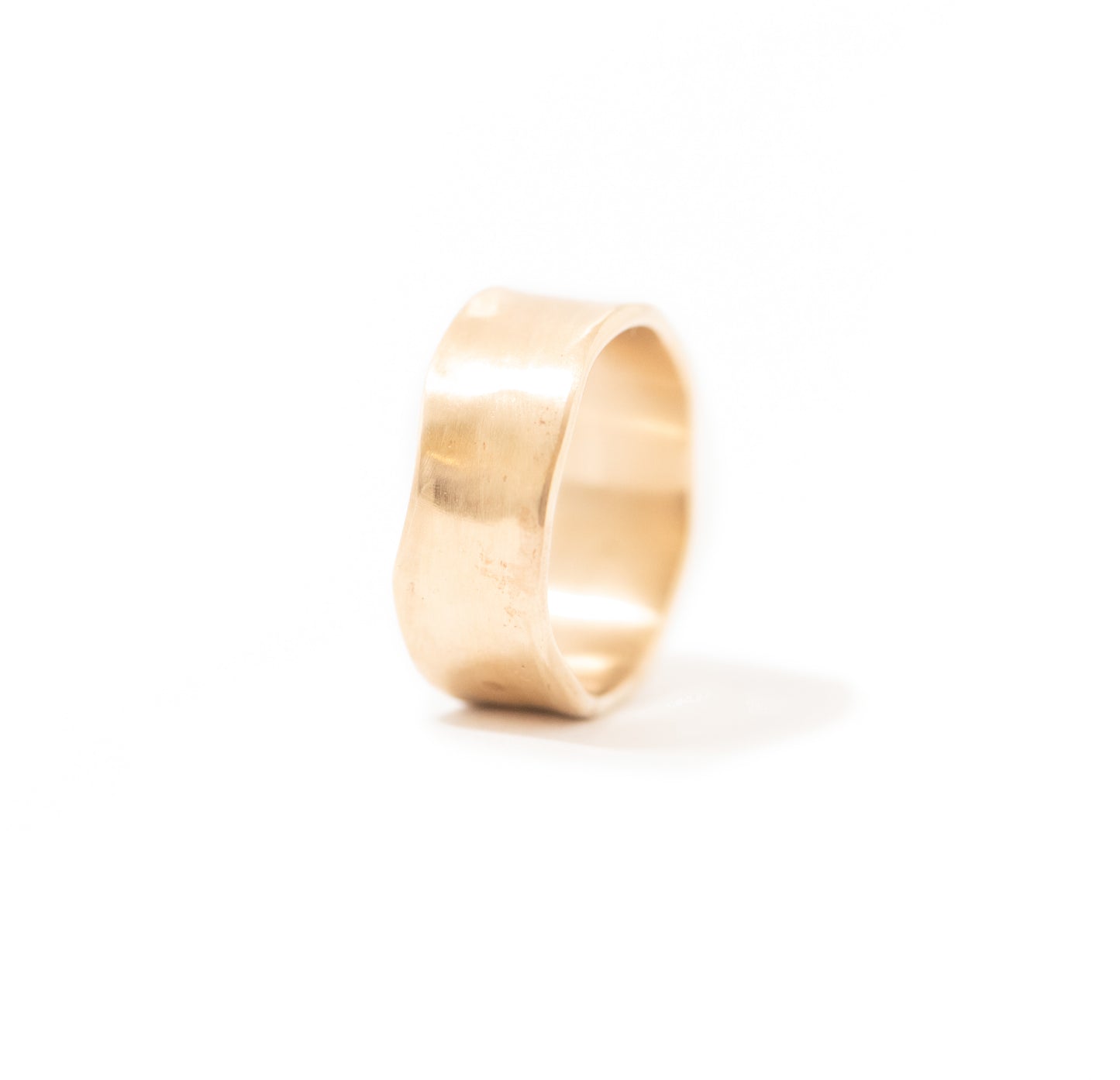 14k Placid Escarpment Ring 8mm