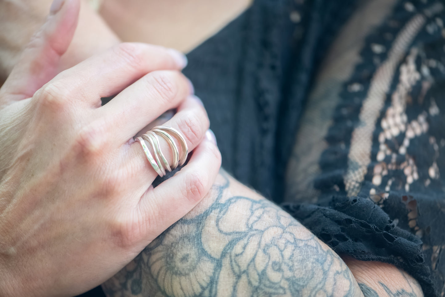 Five Wave Adrift Ring
