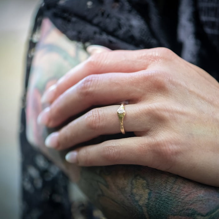 Quarry Love Promise Ring - 14k