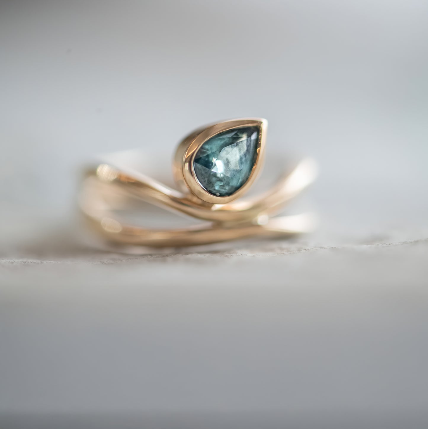 Adrift Ring featuring an Australian Sapphire