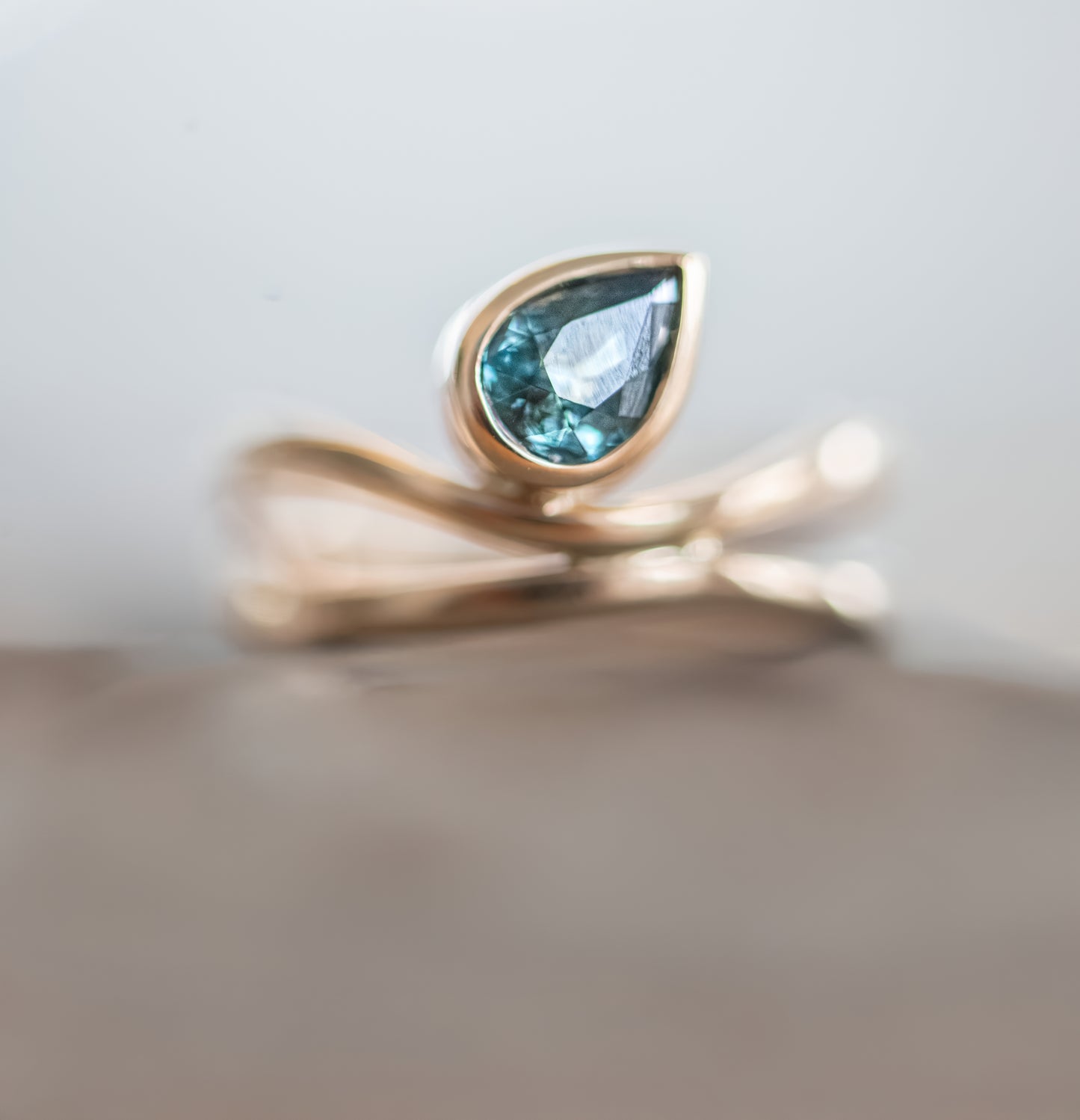 Adrift Ring featuring an Australian Sapphire