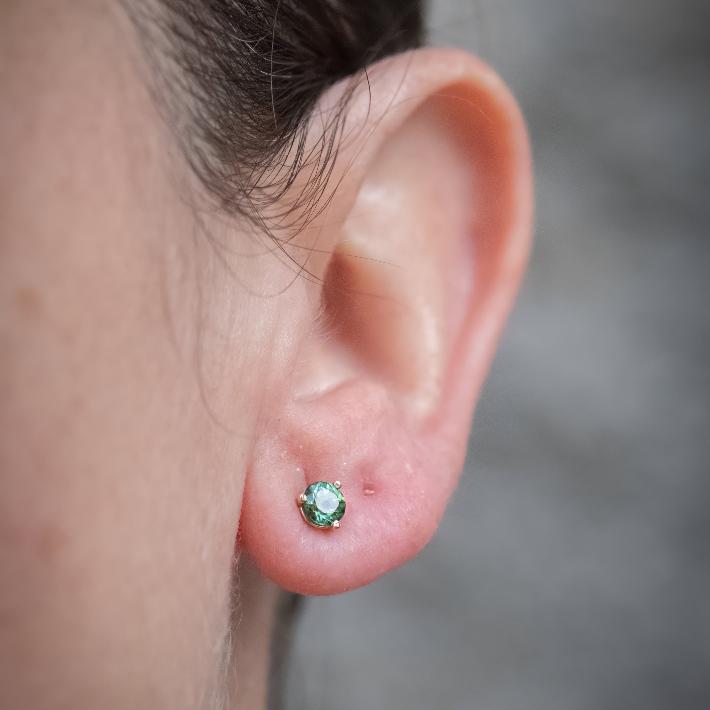 Tourmaline Martini Stud