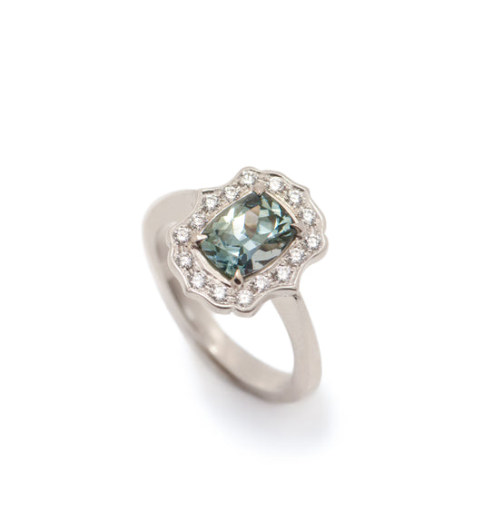 Antique Mirror No.18 - Montana Sapphire