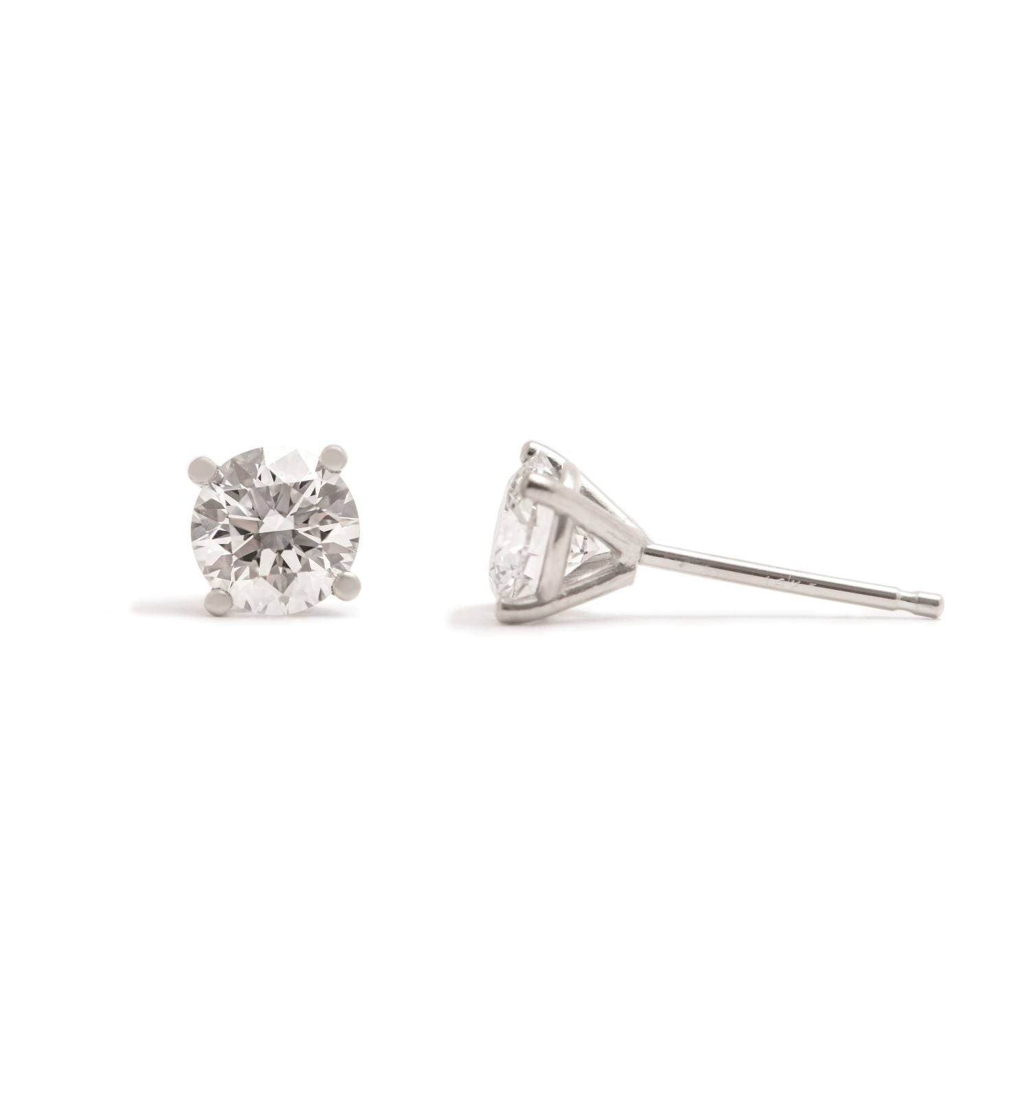Martini Diamond Studs - 1.07ctw