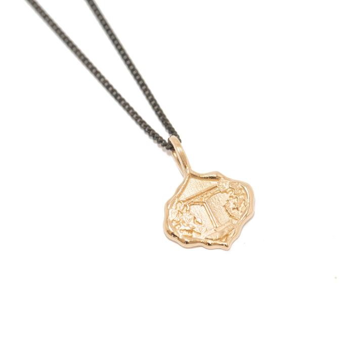 10k David St Bridge Pendant