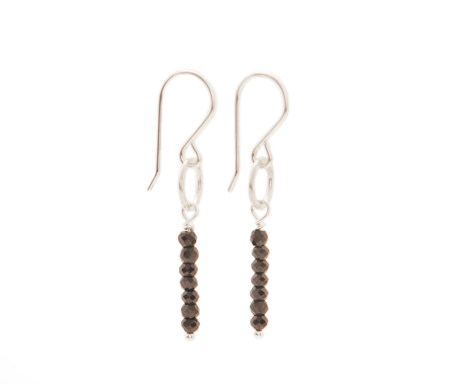 Pebble drop earrings