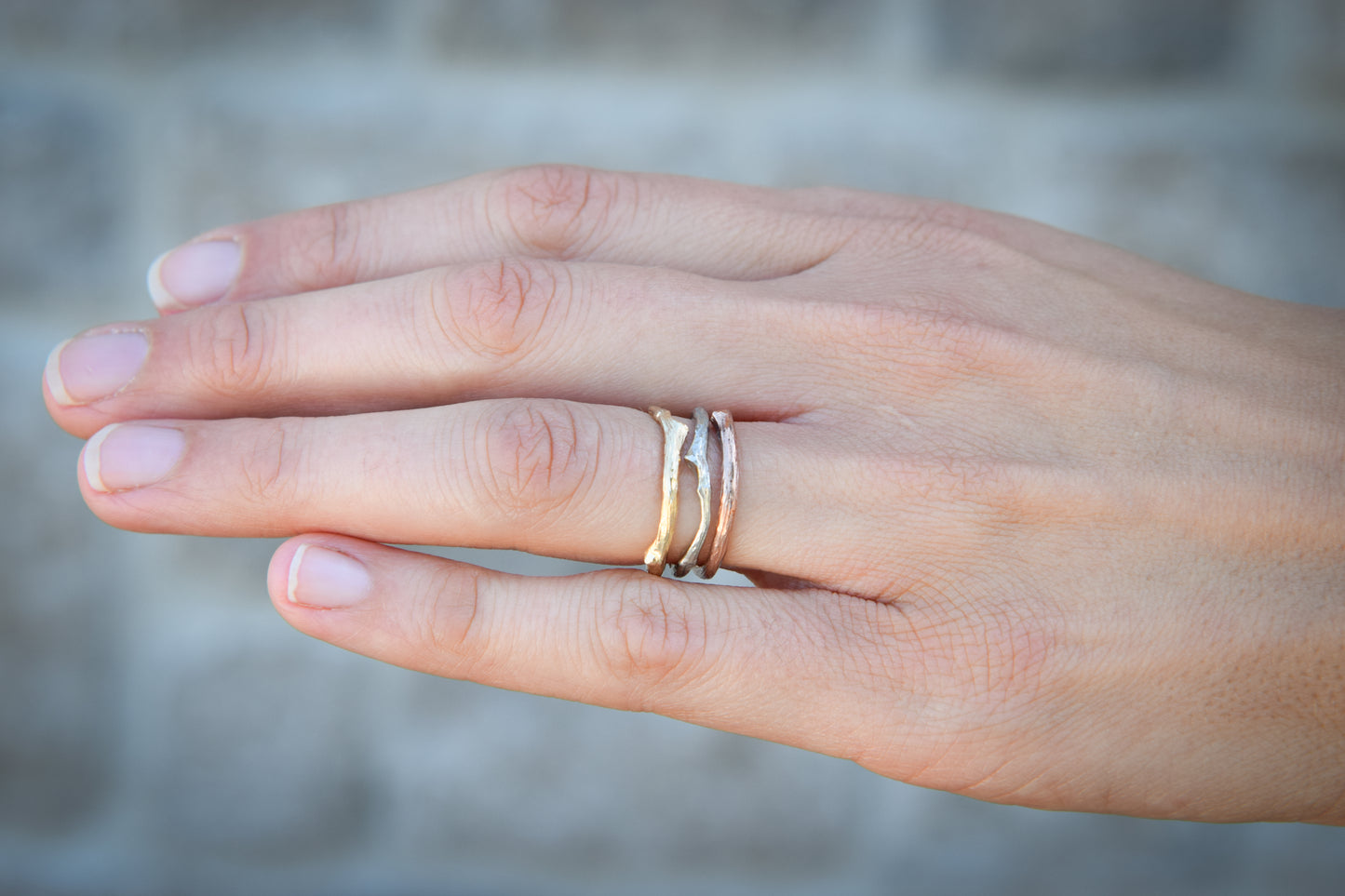 Stackable Twig Ring