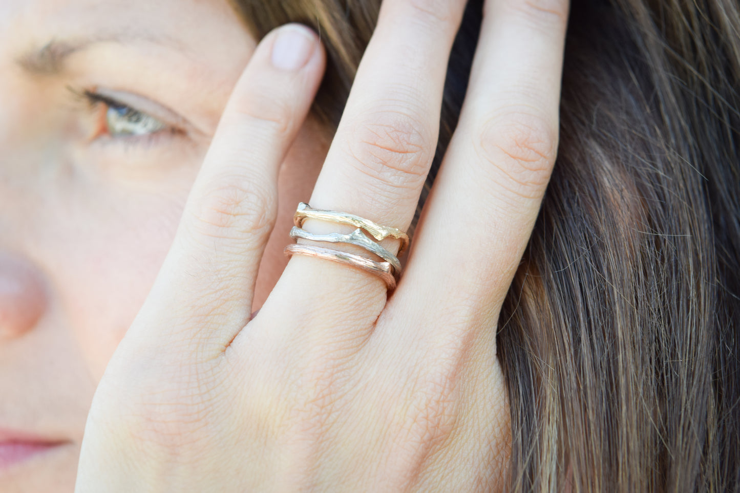 Stackable Twig Ring