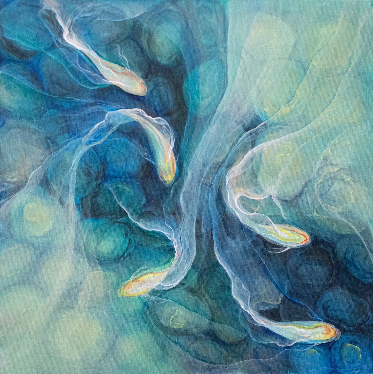 24x24 'Joy' painting