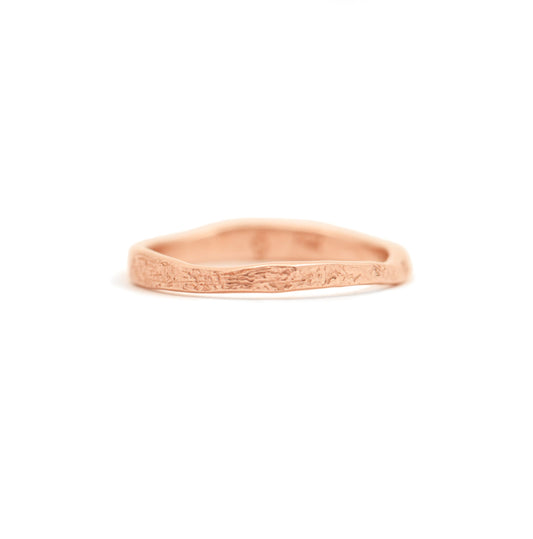 Narrow Escarpment Stackable Ring