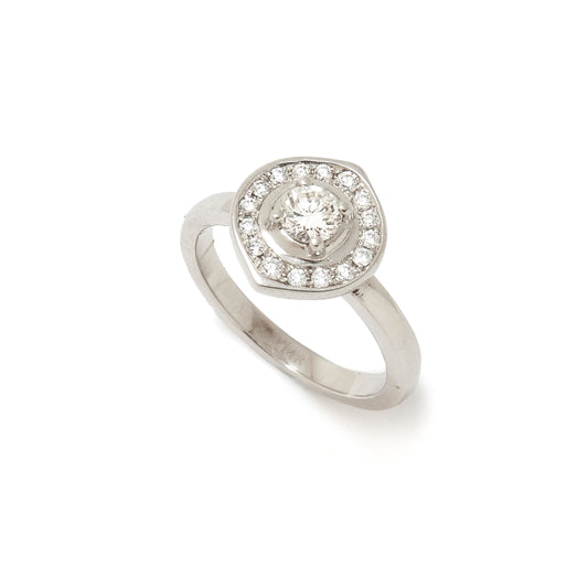 Marquise Halo Ring featuring Natural Diamonds