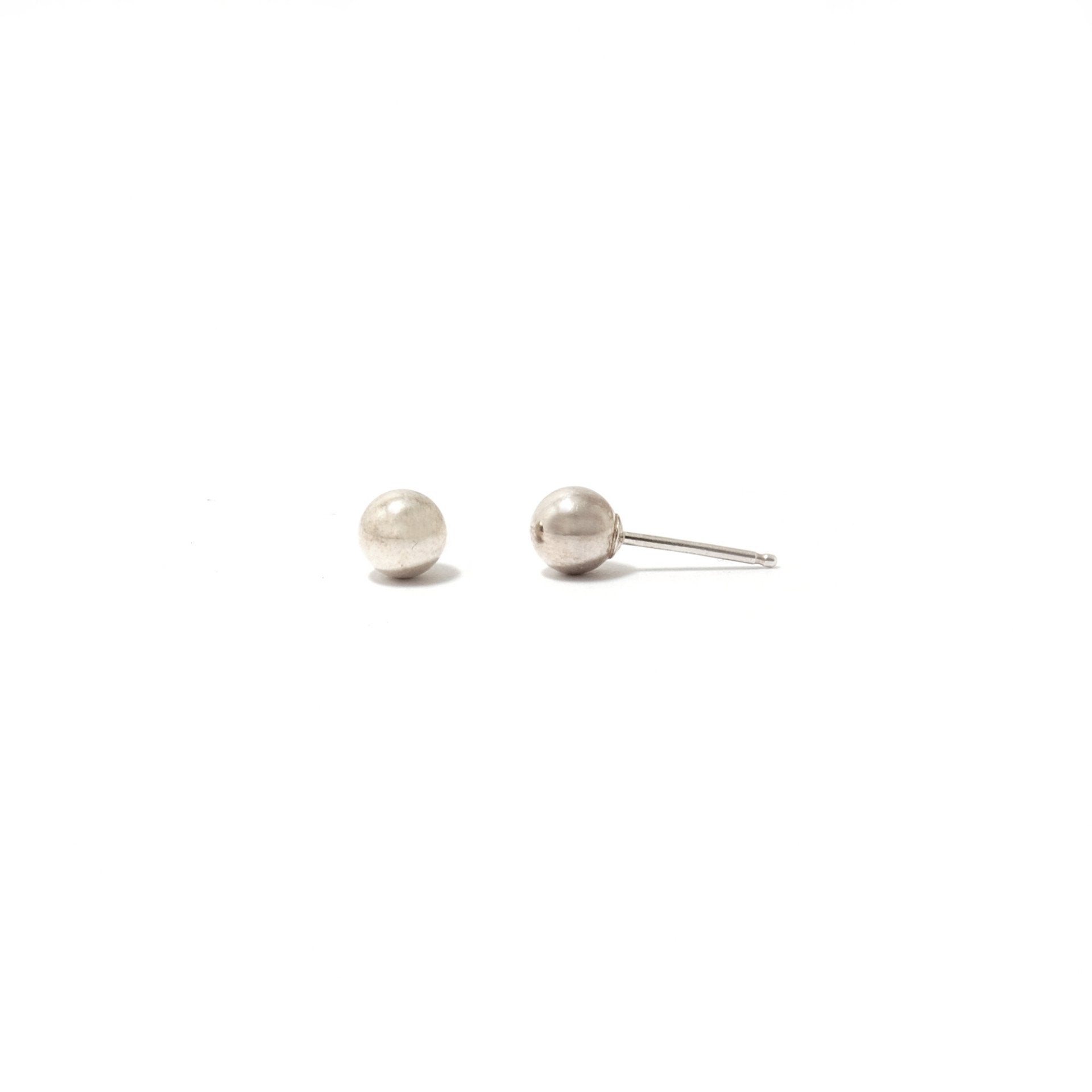 Silver Ball Studs