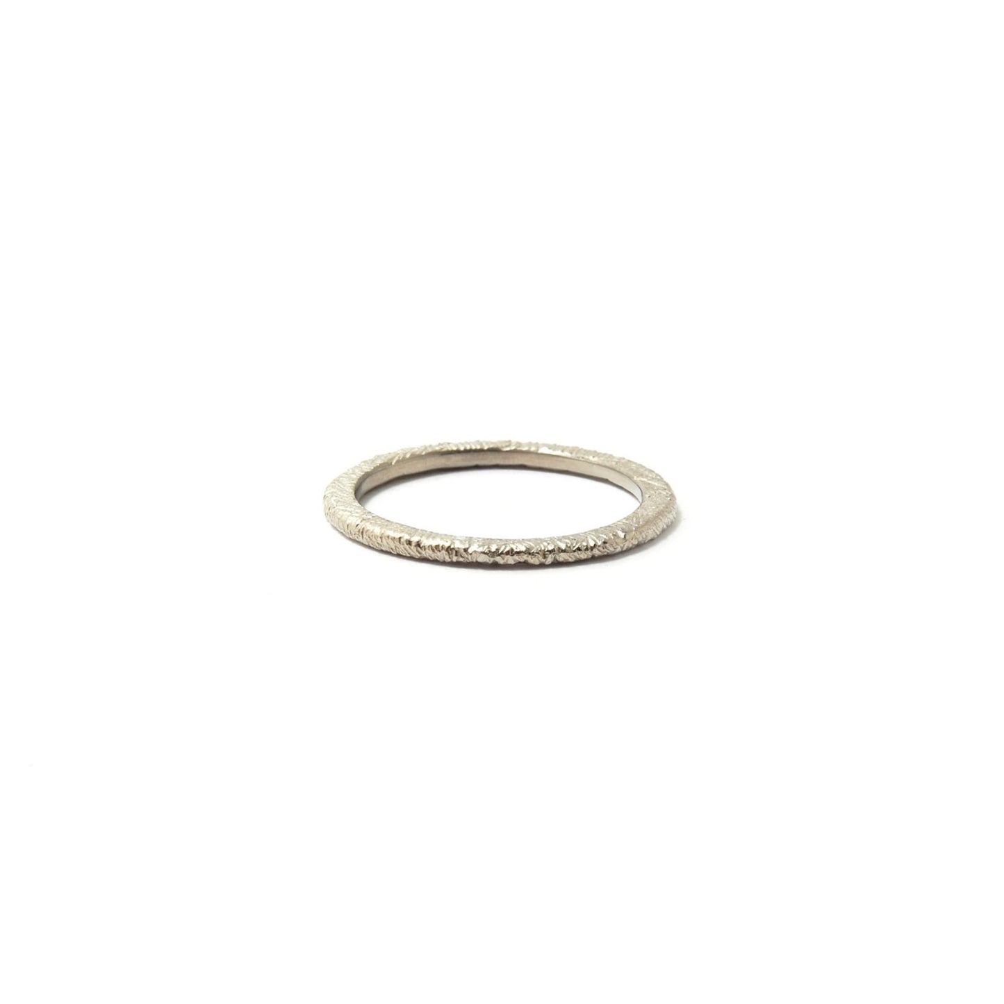 Feathered Stackable Ring Rectangular Profile