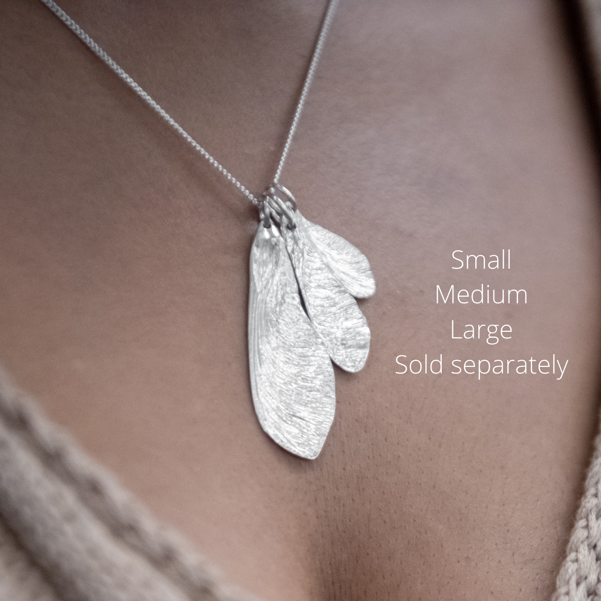 Medium Maple Key Pendant