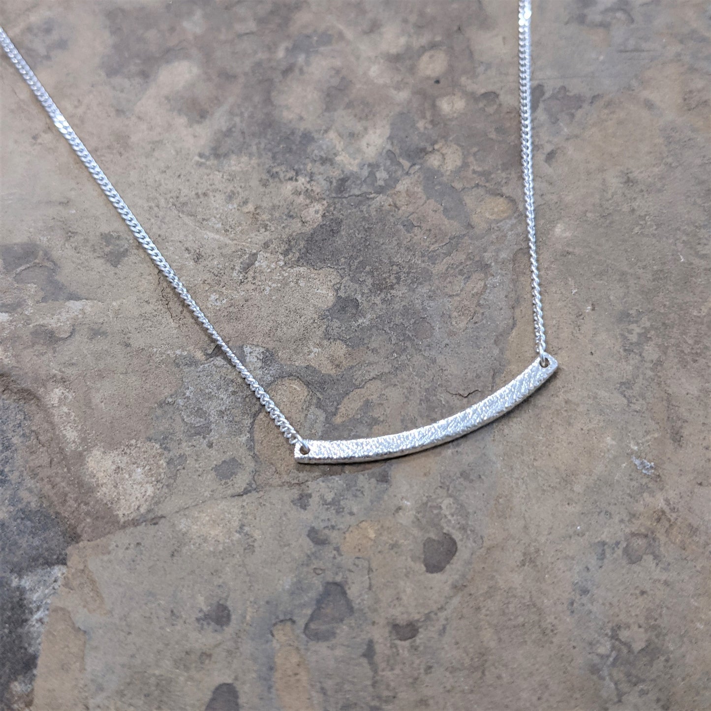 Feathered Bar Necklace