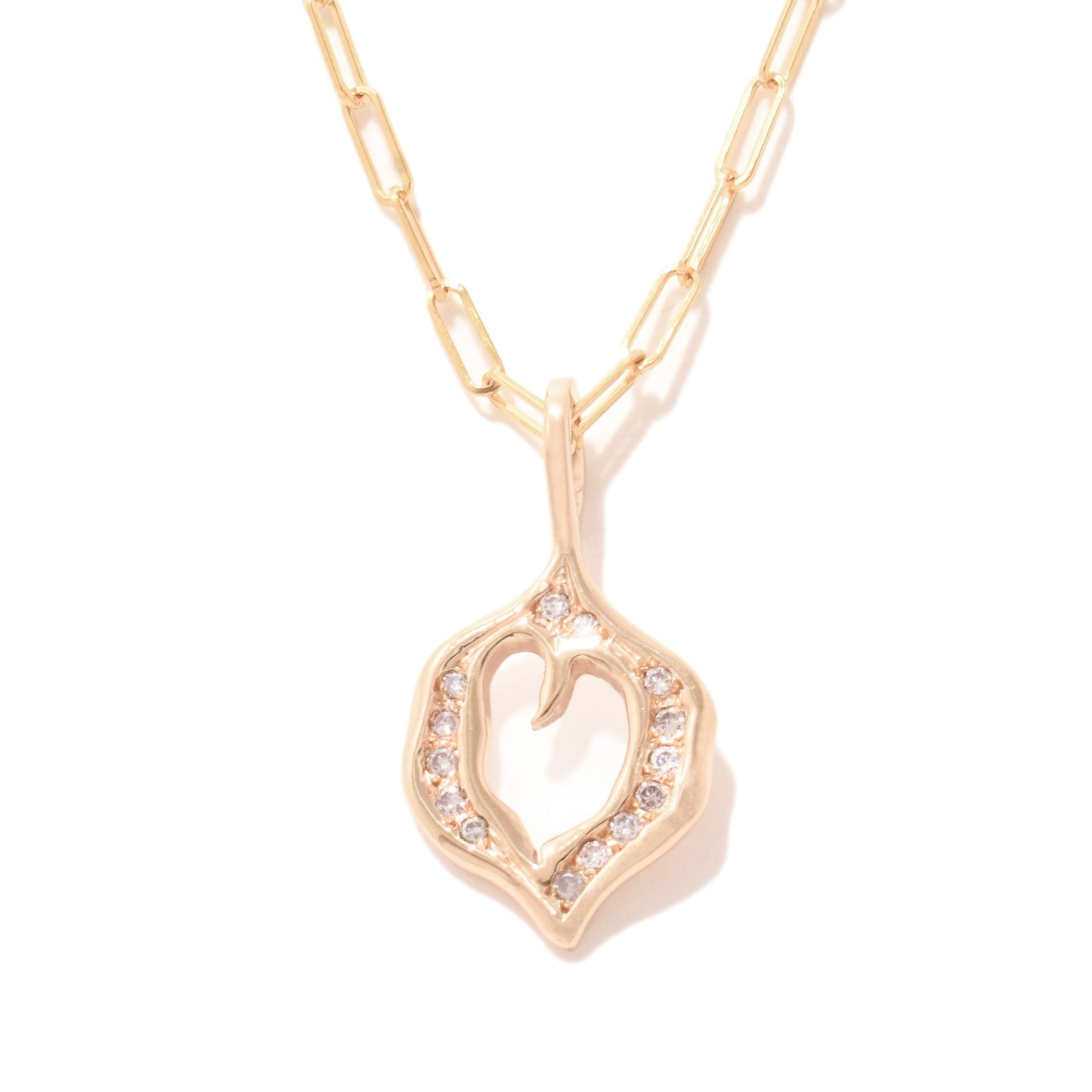 Yellow Gold Quarry Love Pendant