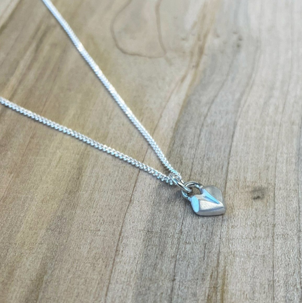 Facet Heart Pendant