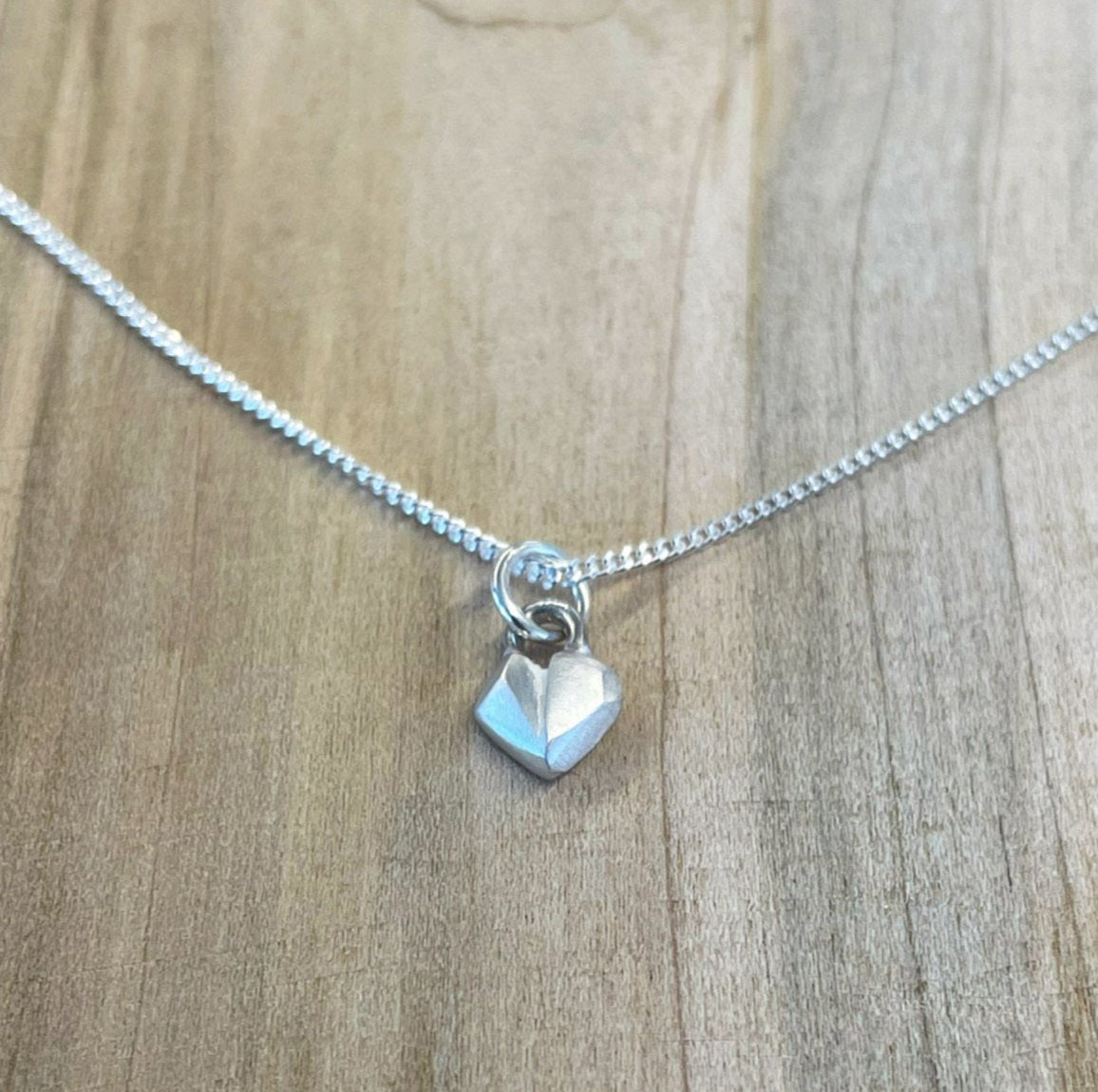 Facet Heart Pendant
