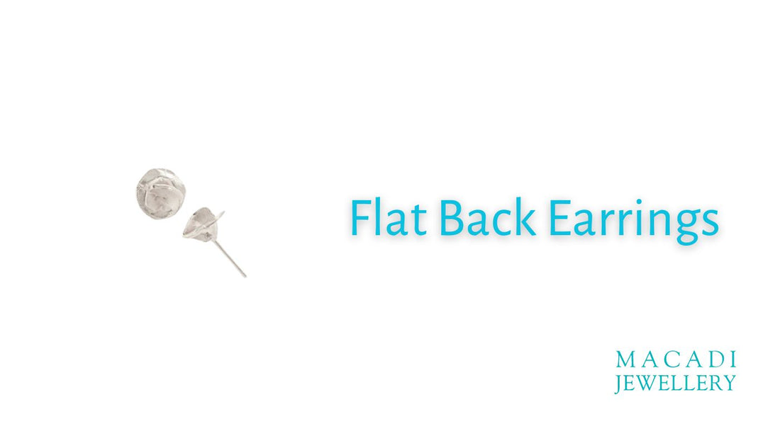 Flat Back Earrings