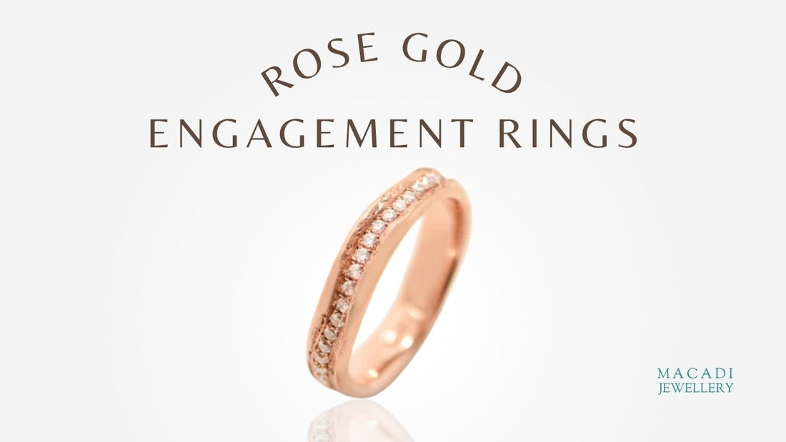 Rose Gold Engagement Rings by Macadi Jewellery Canada