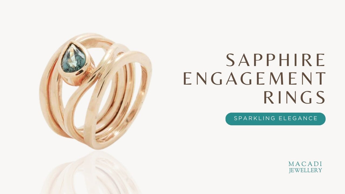 Sapphire Engagement Rings at Macadi Jewellery Canada