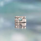 14k White Gold Bluff Escarpment Ring with 0.90ct Montana Sapphire
