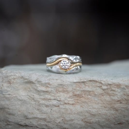 Escarpment Ring 0.57ct Diamond