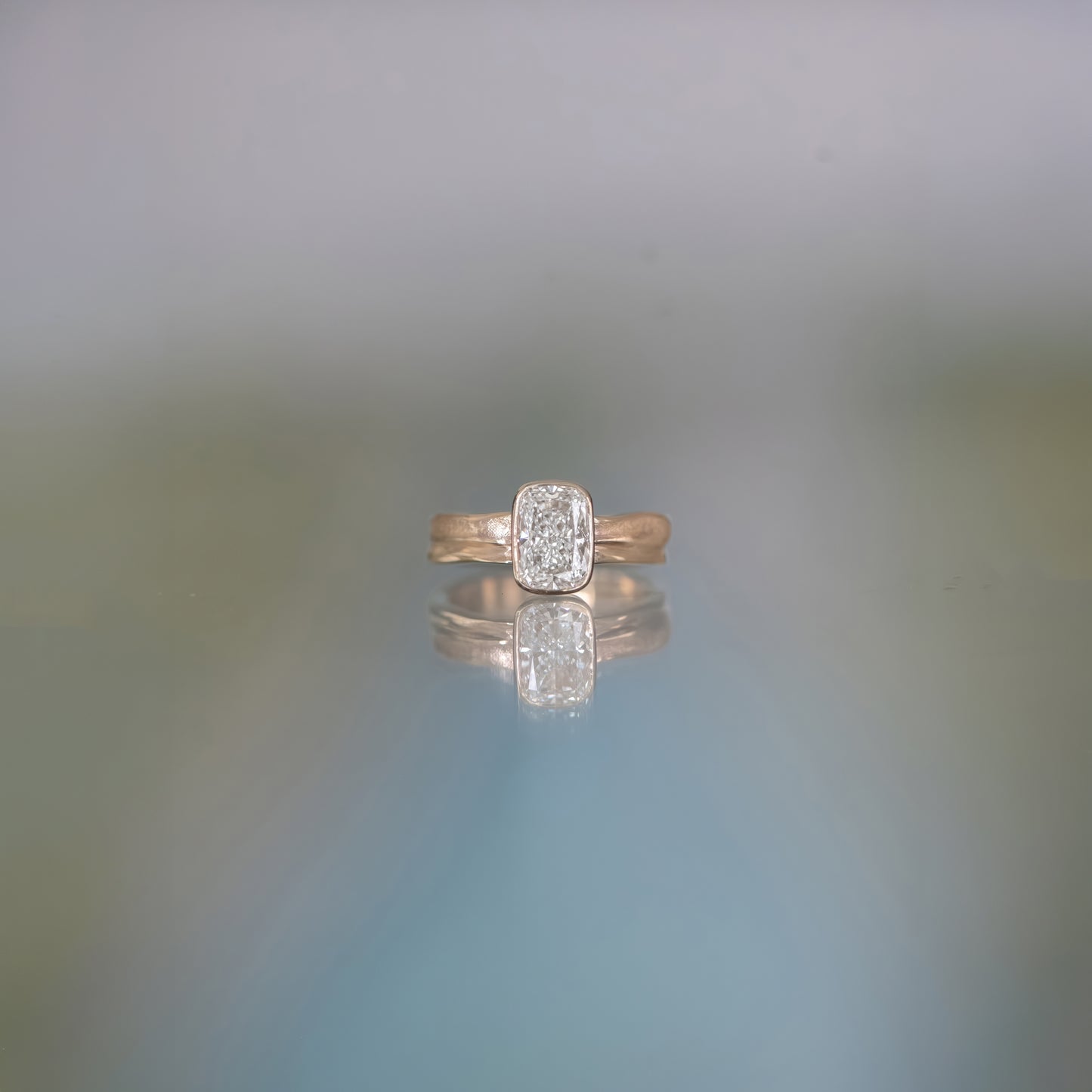 Diamond Riven Escarpment Ring