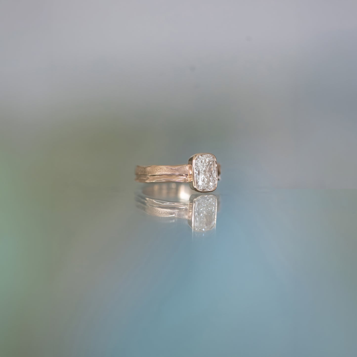 Diamond Riven Escarpment Ring