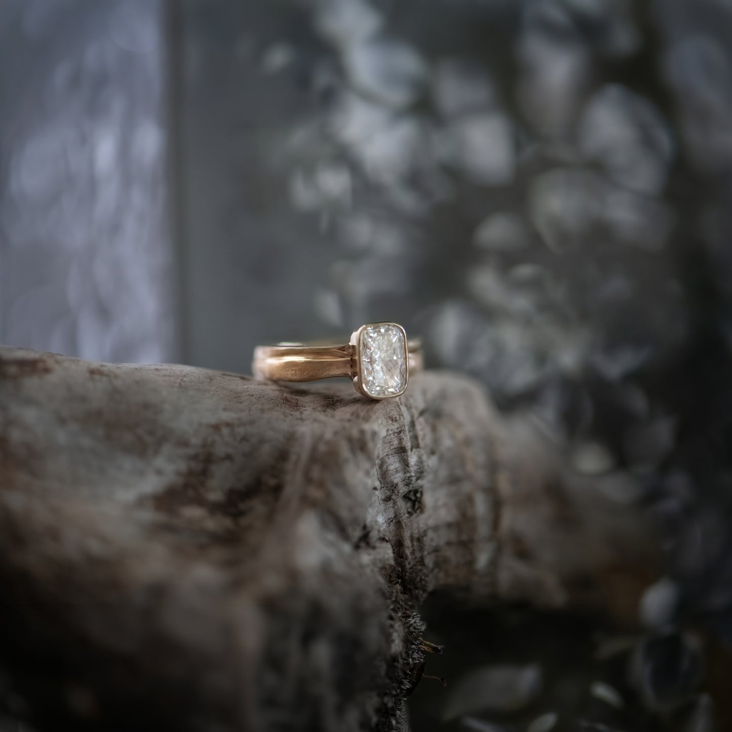 Diamond Riven Escarpment Ring