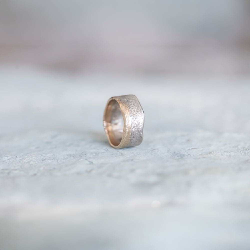 10k + Silver Escarpment Ring