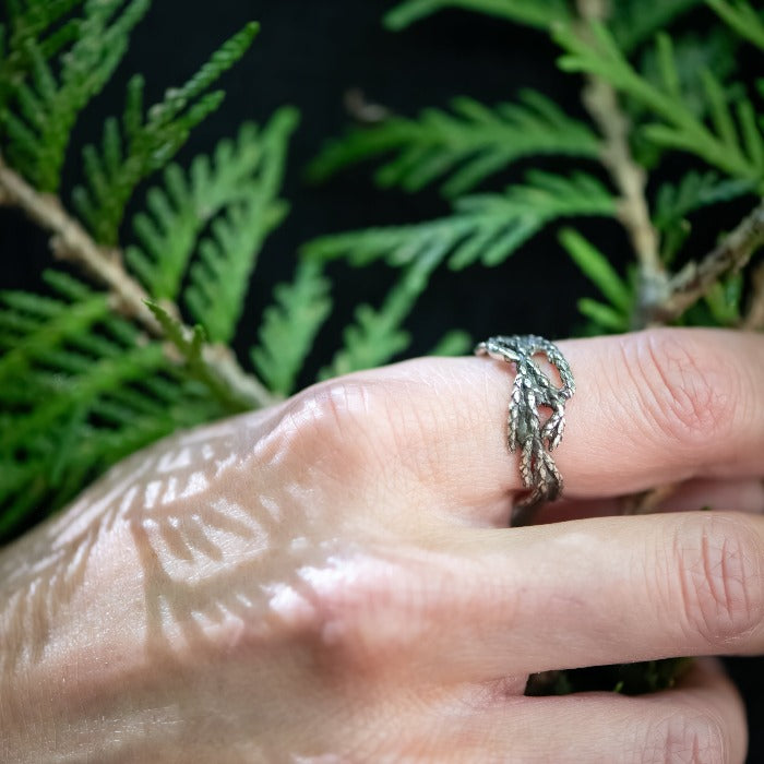 Silver Cypress Ring