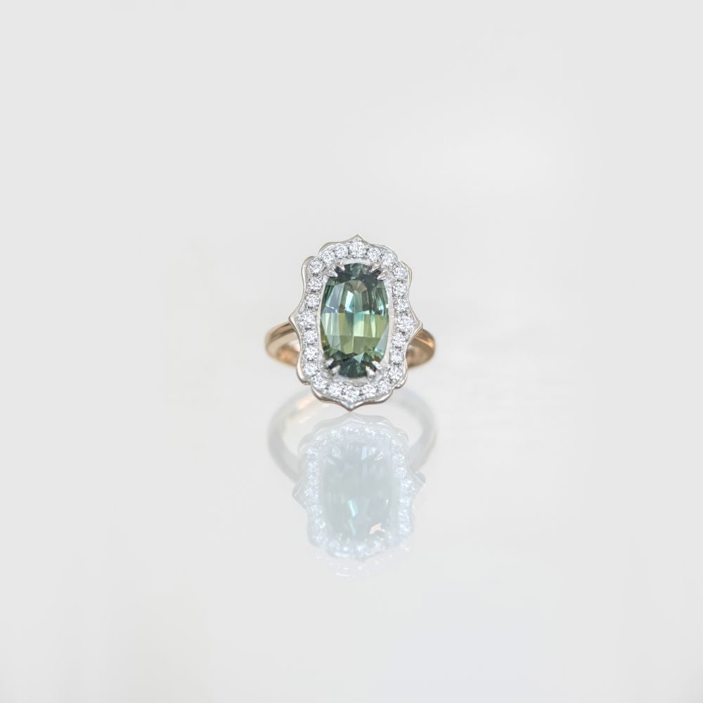 Antique Mirror Australian Sapphire