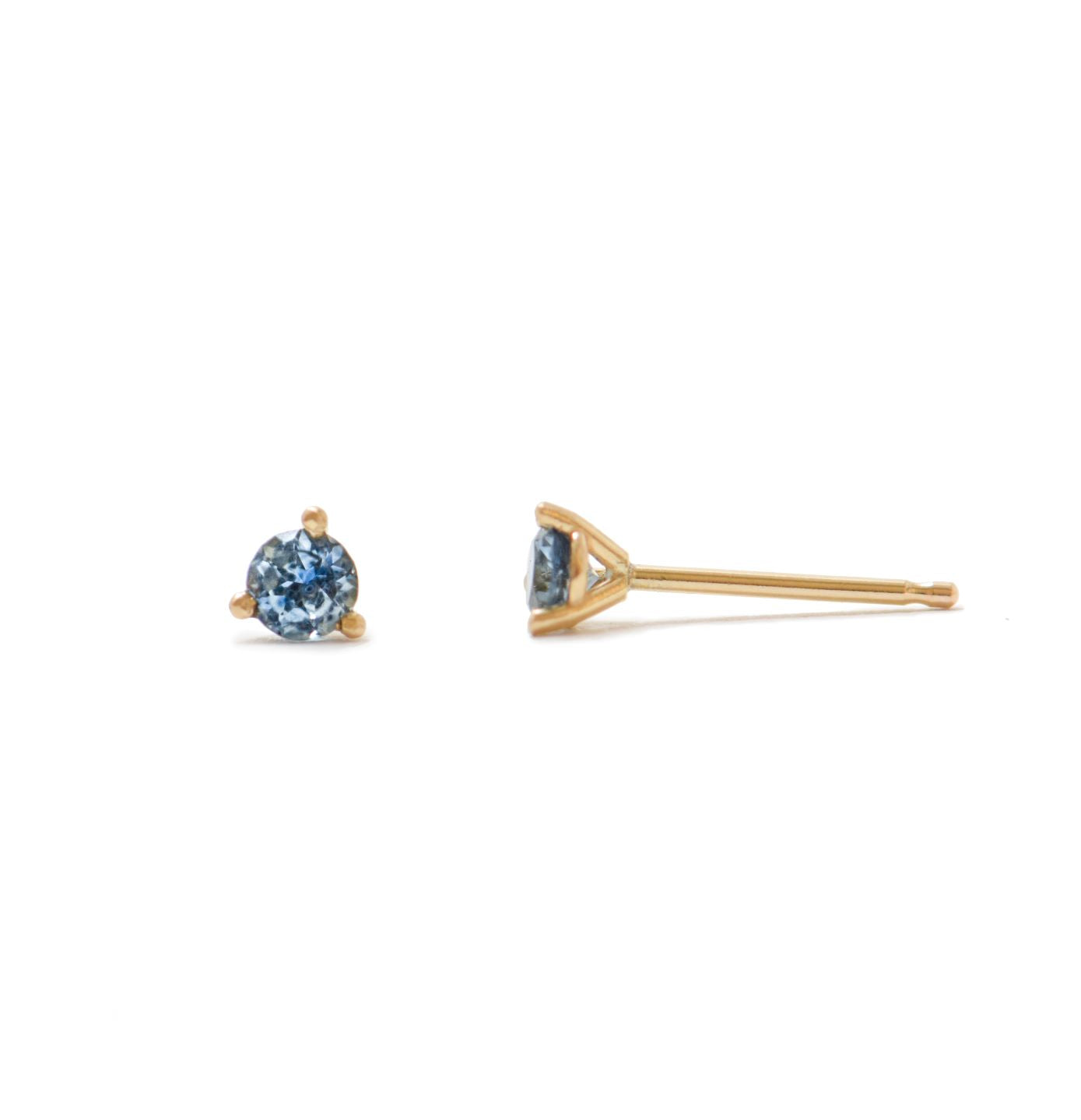 Martini Studs - 4mm Topaz