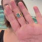 14k Riven Escarpment Sapphire