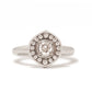 Marquise Halo Ring featuring Natural Diamonds