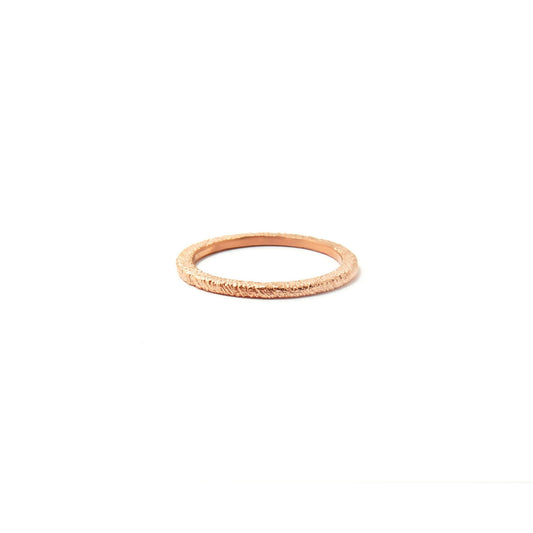Feathered Stackable Ring Rectangular Profile