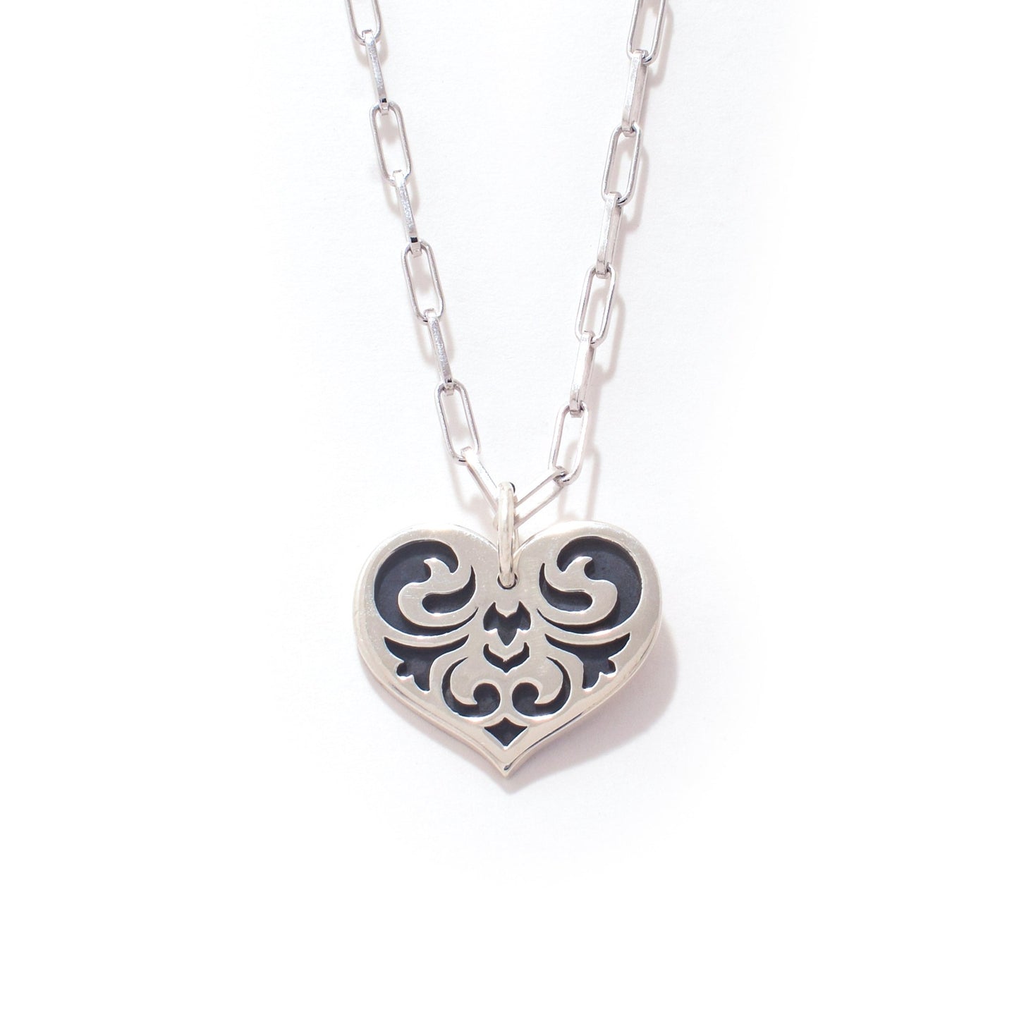 Damask Heart Necklace