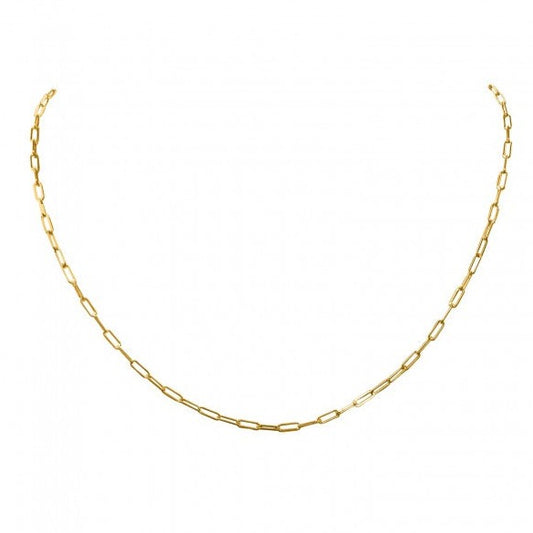 Paperclip Chain No.1 - 14k