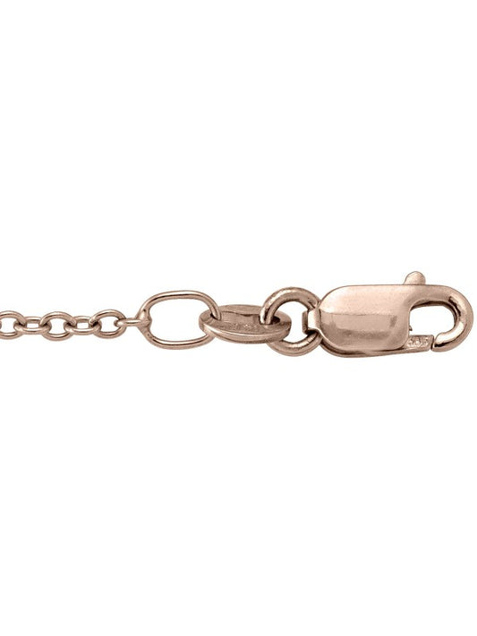 Open cable chain - 14k rose