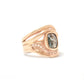 Escarpment Ring featuring a Green Sapphire